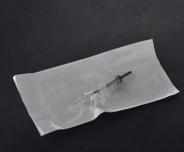 Transparent Disposable Permanent Makeup Needles With Caps For Eyebrow