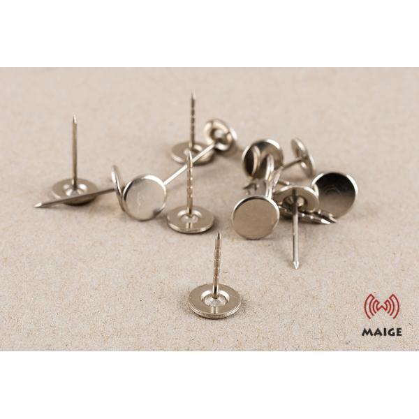 Loss Prevention Hard Tag Pin , Mini Eas Pin Stainless Steel Material