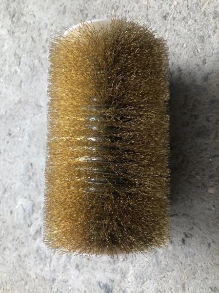 German Craftsmanship Cylindrical Roller Brush Copper Wire Used By Wood Factories