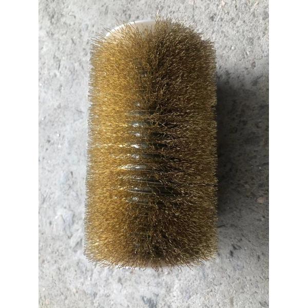 German Craftsmanship Cylindrical Roller Brush Copper Wire Used By Wood Factories