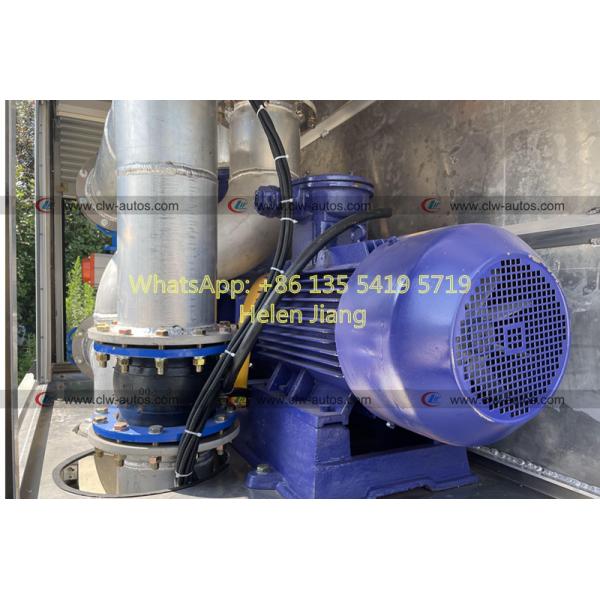 De ISO9001 40CBM da liga de alumínio da palma de óleo bruto do tanque reboque semi com bomba