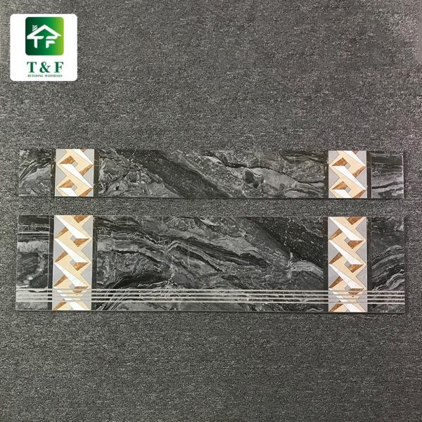 Anti Slip Stair Ceramic Tiles 1200x300x170mm Glossy Surface