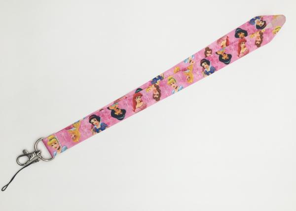 Fashinable Disney  sublimated  lanyards with cartoon figures for promotion gifts