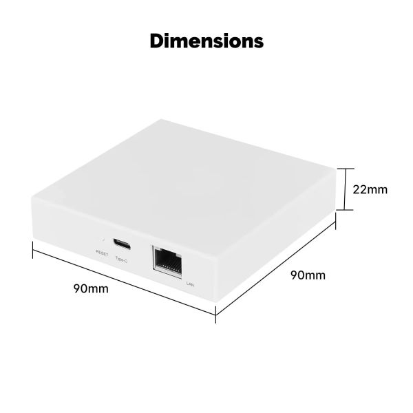 SIXWGH 3-in-1 Smart Home Gateway: Zigbee Hub + WiFi Router+Voice Control Center Compatible with Apple Google Home Alexa & Tuya