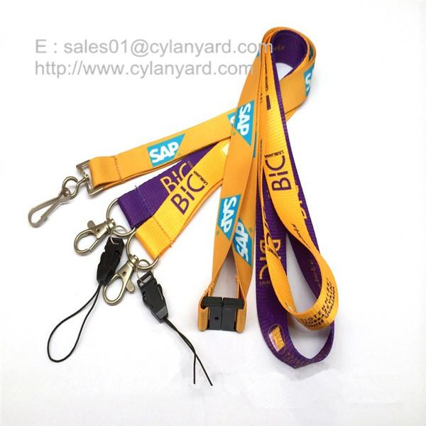 Tailored screen print polyester neck ribbon factory wholesaler in China