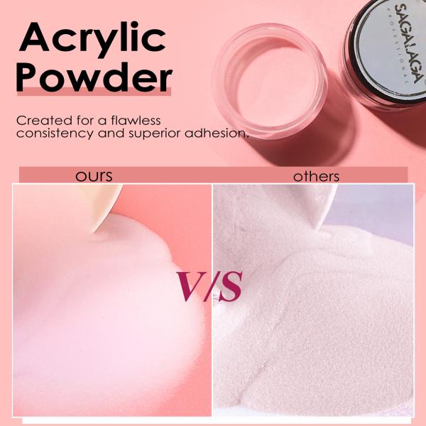 Vente en gros de poudre d'ongles glitter acrylique en vrac acrylique de haute qualité pour poudre d'ongles