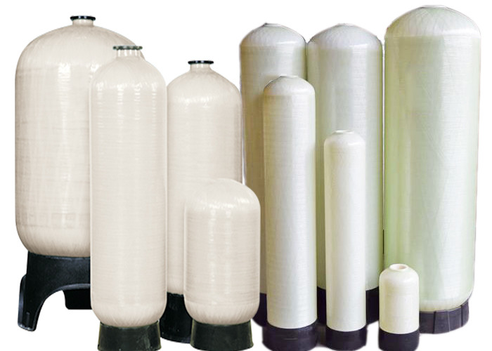 Fiberglass FRP Pressure Vessel Tank water softener Vertical Cylindrical Shape