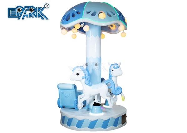 140KG Kiddy Ride Machine Mini Electric Children Riding Carousel For Three People