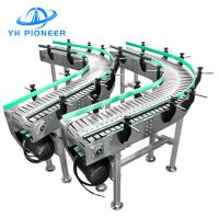 Transportadores de manuseio de garrafas de 900 mm de altura ajustável com estrutura de aço inoxidável