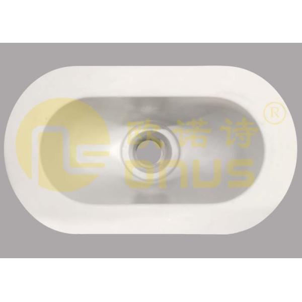 Chemical Resistance Durable Laboratory Cup Sinks White Color For Fume Hood