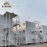 acomodação de vida da cabine de Porta do bloco liso de 20ft