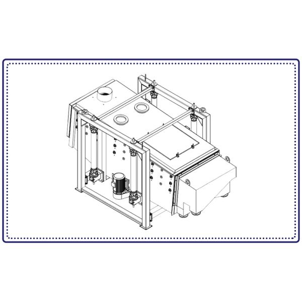 Dry Mortar Multilayer Grading Screen Stainless Steel Square Swinging Screen