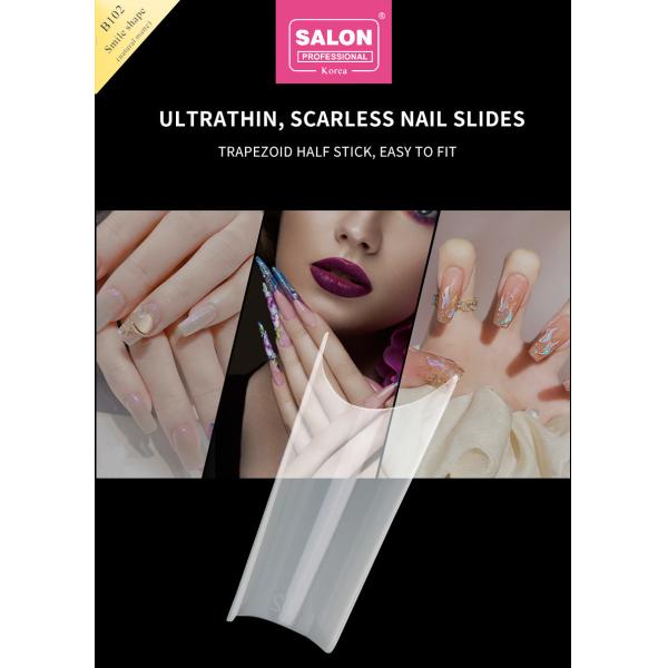 Wholesale Nail Decoration False Fingernails Seamless Detachable French Long Square False Nail Tips Extension