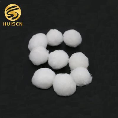 40 - 50mm Polyester Pool Filter Ball Filtration / Poly Balls Filter Media
