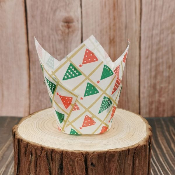 Disposable cupcake paper holders in multiple shapes & colors, perfect for home baking, bakery shop, birthday wedding party dessert packaging