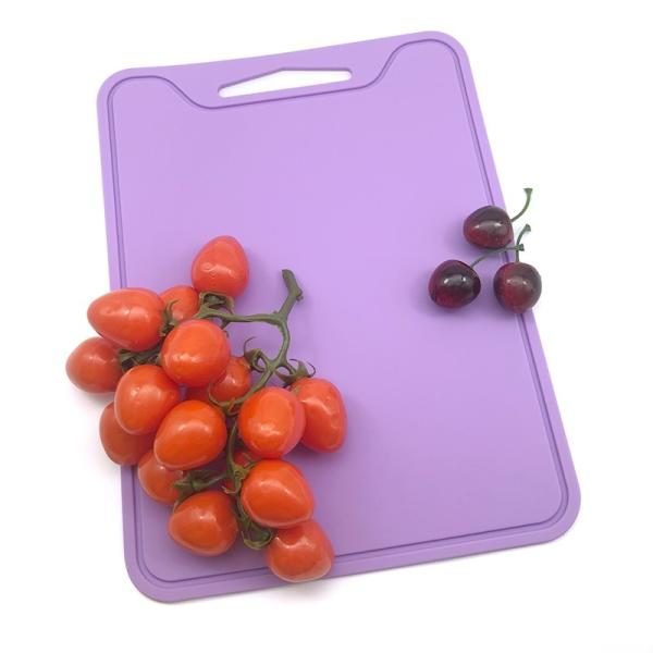 Extra Thick Flexible Silicone BPA Free Non-toxic Cutting Board Mats Set Colorful Kitchen Cutting Board Dishwasher Safe BBQ Board