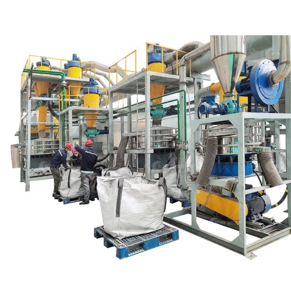 Máquina de reciclagem de baterias de lítio de sucata para separação de baterias de íons de lítio de telemóveis