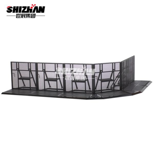 Folding Steel Concert Crowd Control Barriers With Gate Can Across People