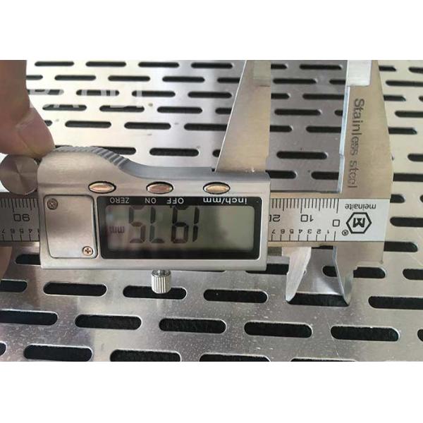 Slotted Hole Protection Screen 3.5mm Perforated Aluminium Mesh