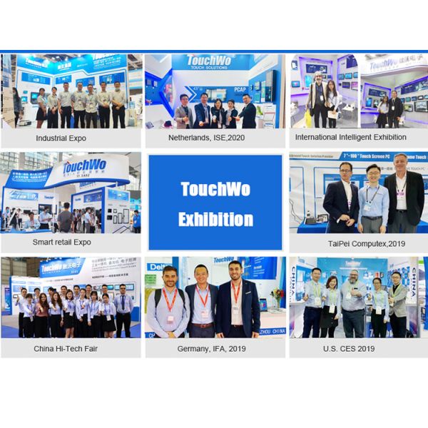 Touchwo 10-Point Capacitive Touch Screen Kiosk with 1920x1080 Resolution and Wall Mount for Self Ordering and Payment