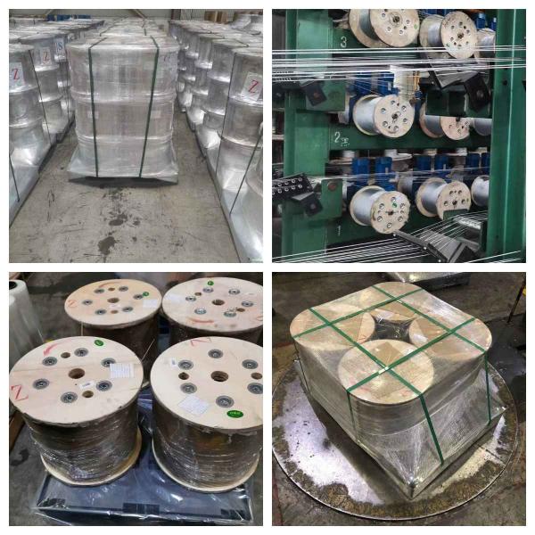 6x7 - WSC (7x7) Сцинкованная стальная проволока для конвейерного ремня