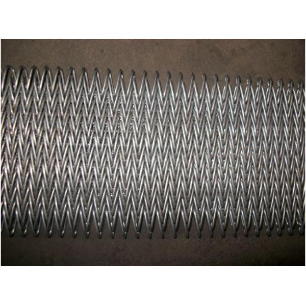 Stainless Steel 304 Wire Conveyor Belts Chain Drive Herringbone Type