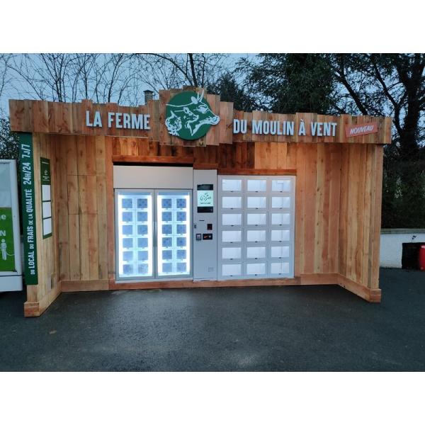 Frozen Locker Vending Machine for Retail – R290 Refrigerant for Meat & Seafood Stores, Supermarkets & Farms