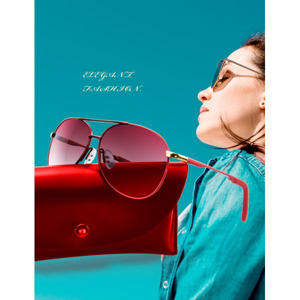 Red Women'S Fashion Sunglasses TAC Toad Promotion Polarized Sunglasses