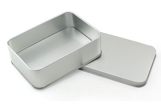 Custom Embossed Rectangle Gift Tin Box With Embossing And Pvc Window
