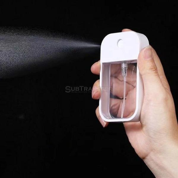 Blank Sublimation Plastic Scent Bottle With Metal Insert Custom Perfume Bottle For Sublimation Heat Transfer Printing