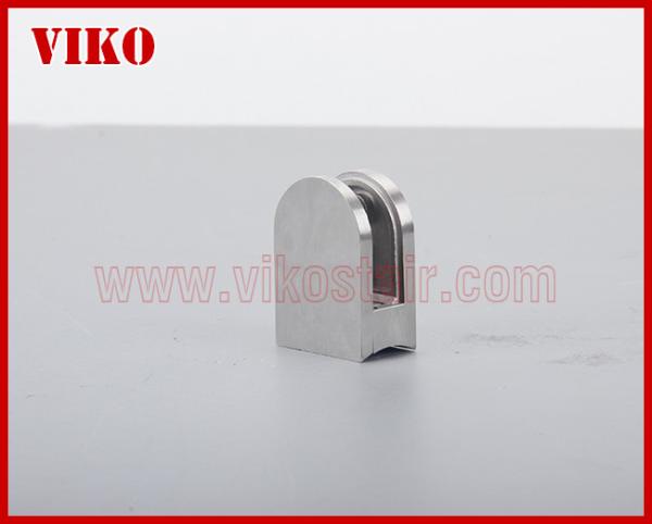 D Clamp GlassVK64  D Clamp Glass Spigot Square Design Swimming Pool Fence Tempered Glass 304 Stainless steel Satin