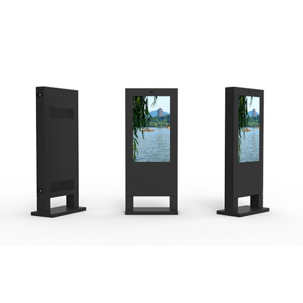 43-inch high-definition, high-brightness outdoor lcd signage machine with hollow design