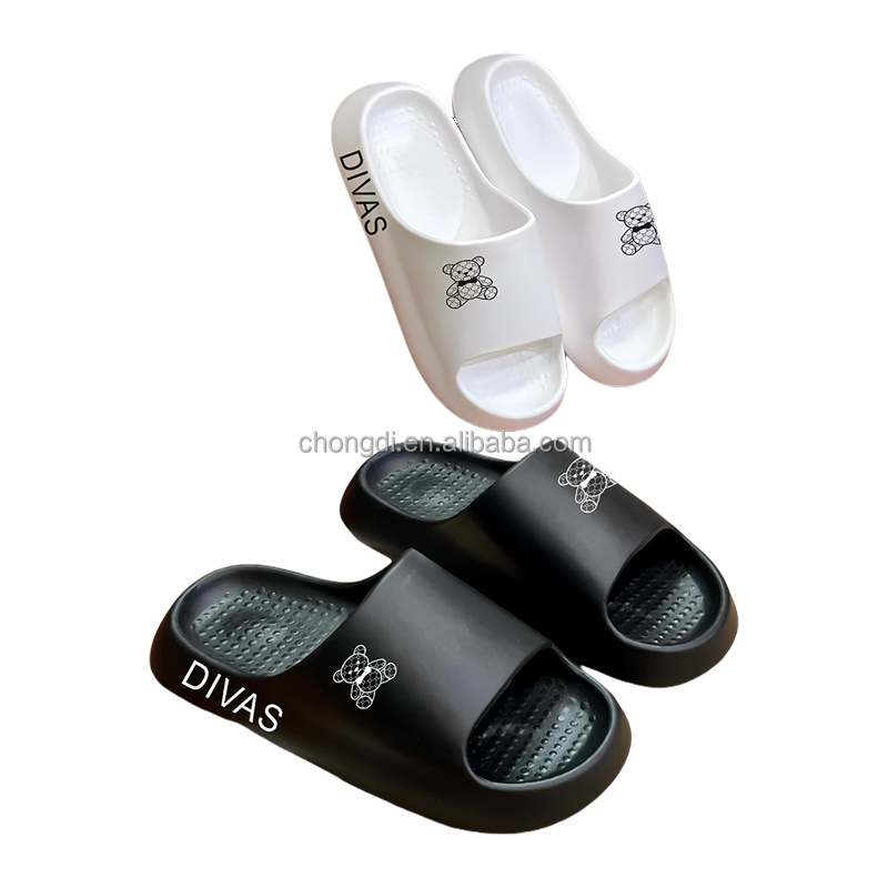New-stepping Waterproof Casual Slippers for Men and Women Summer Indoor Bathroom Use Non-slip EVA Soft-soled Couple Sandals