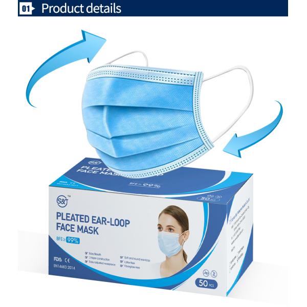 Surgical Masks High Quality Personalized Face Masks Customized Medical Mask Class III 3 Plys