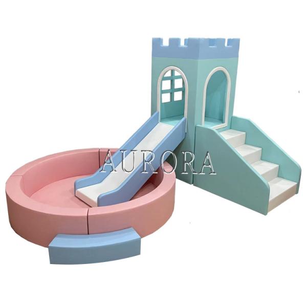 5-10 Person Entertainment Centre Kids Soft Play Equipment With Ball Pit Soft Play Set