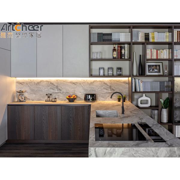 Kitchen Furniture Customized Color L Shape Kitchen Cabinets for Modern Interior Design