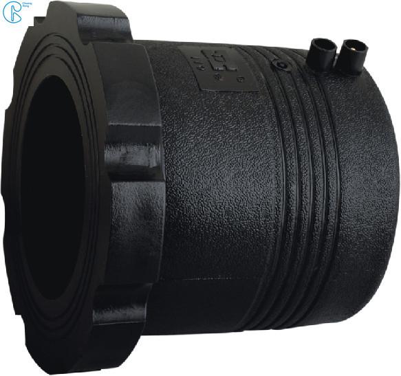 CR HDPE Electrofusion Fittings , Electrofusion Flange Adaptor For Hdpe Pipe PN16 SDR11 PE100