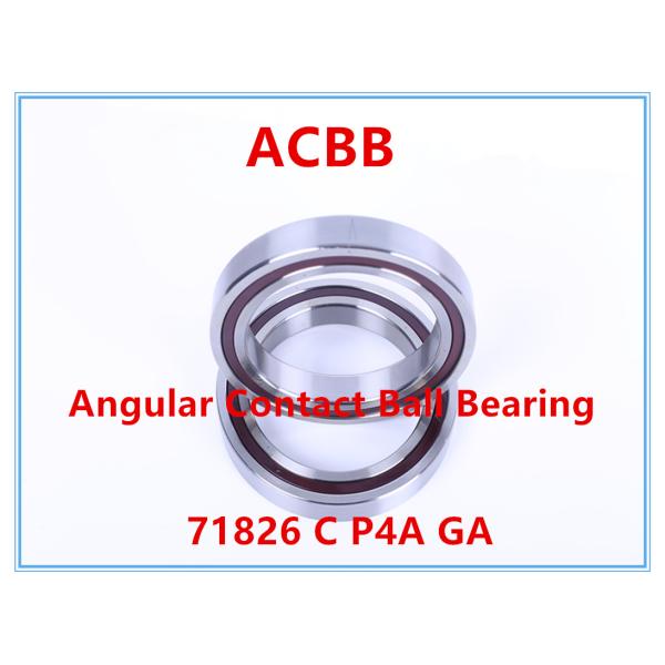 71826 C P4A GA Angular Contact Bearing Angle 6000RPM-7000RPM
