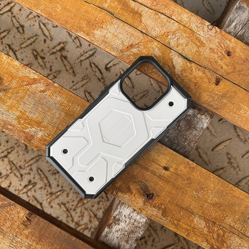 Pure Color New Adventure Series Anti-Shock Hard Style Mobile Phone Case for IPhone11 12 13 14 15 Pro Max Plus Street Fashion