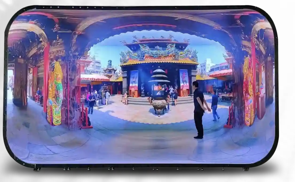 PCB Flexible LED Video Wall Curved Flexible LED Display Screen IP68