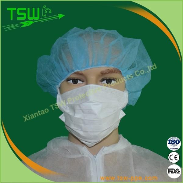 EO Sterile Disposable Nonwoven Medical Bouffant Cap