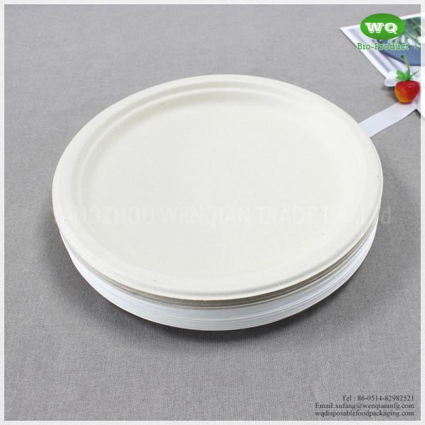 Biodegredable Sugarcane Australian Plate 6inch 7inch 9inch 10 Inch Beaded Charger Plate Perfect For Home,Party,Wedding,