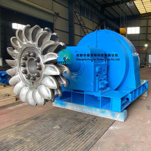 генератор турбины напора воды 1200KW Pelton 200m