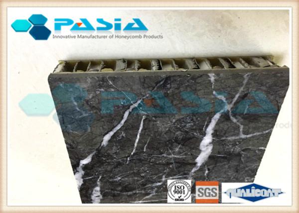 Lightweight Stone Aluminum Honeycomb Panel With Marble Stone Veneer Anti - Pollution