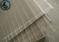 Painéis lisos de Johnson Type Wedge Wire Screen para a água que trata o equipamento
