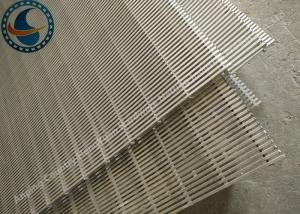 Painéis lisos de Johnson Type Wedge Wire Screen para a água que trata o