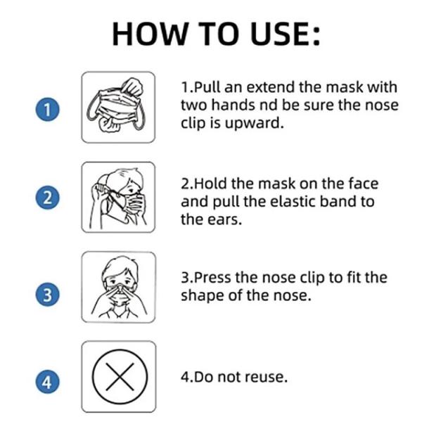 Safe Type Antibacterial Medical Mask Disposable Dust Masks For Adult Kids