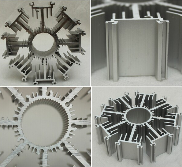 Профили теплоотвода хигх-денситы высокого порошка алюминиевые от большой прессы штранг-прессования