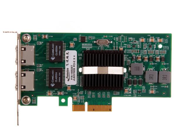 Femrice 10/100/1000Mbps Dual Port RJ45 Slots Ethernet Server Adapter Intel 82576EB Chipset PCIex4 Server Network Cards