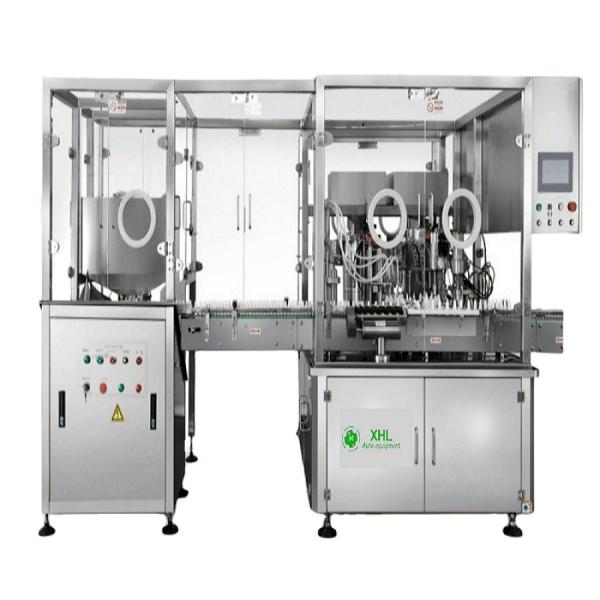 Production Line ± 0.5% 3KW Liquid Filling And Sealing Machine